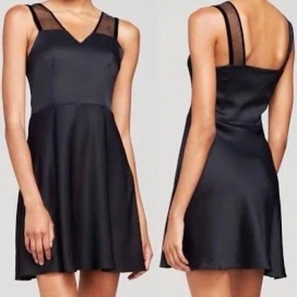 Theory Dresses & Skirts - NWT Theory Devron Black Silk Fit‎ and Flare Dress Size 10